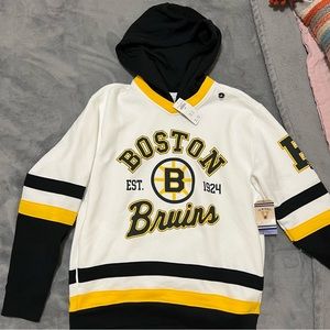 Boston Bruins Graphic Hockey Jersey Hoodie